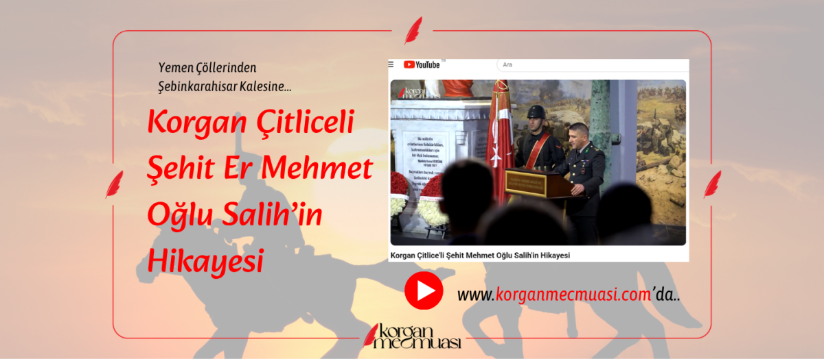 Yemen Çöllerinden Şebinkarahisar Kalesine : Çitliceli Şehit Mehmet Oğlu Salih'in Hikayesi