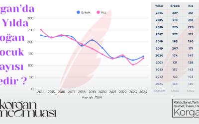 Korgan'da Son 10 Yılda Doğan Çocuk Sayısı