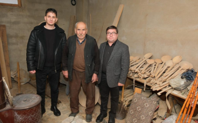 Korgan'lı Ustanın Tahta Kaşık Yapımı Kayıt Altına Alındı