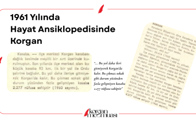 1961 Tarihli Hayat Ansiklopedisi'nde Korgan 
