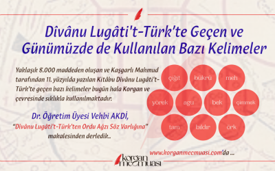 Dîvânu Lugâti't-Türk’te Geçen ve Günümüzde Korgan'da da Kullanılan Bazı Kelimeler
